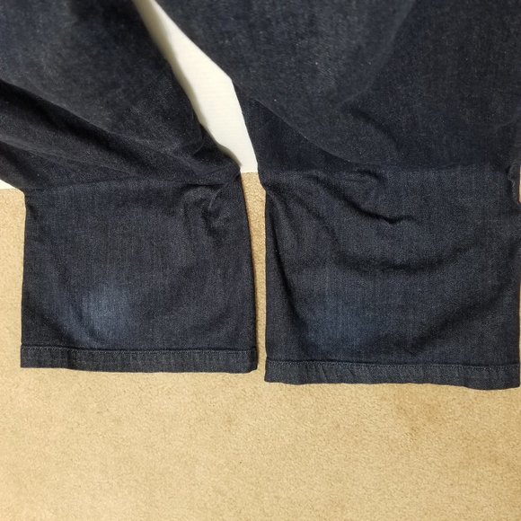 Mossimo jeans 6 Wide Leg denim trouser whiskered early 2000's stretch - Picture 11 of 13